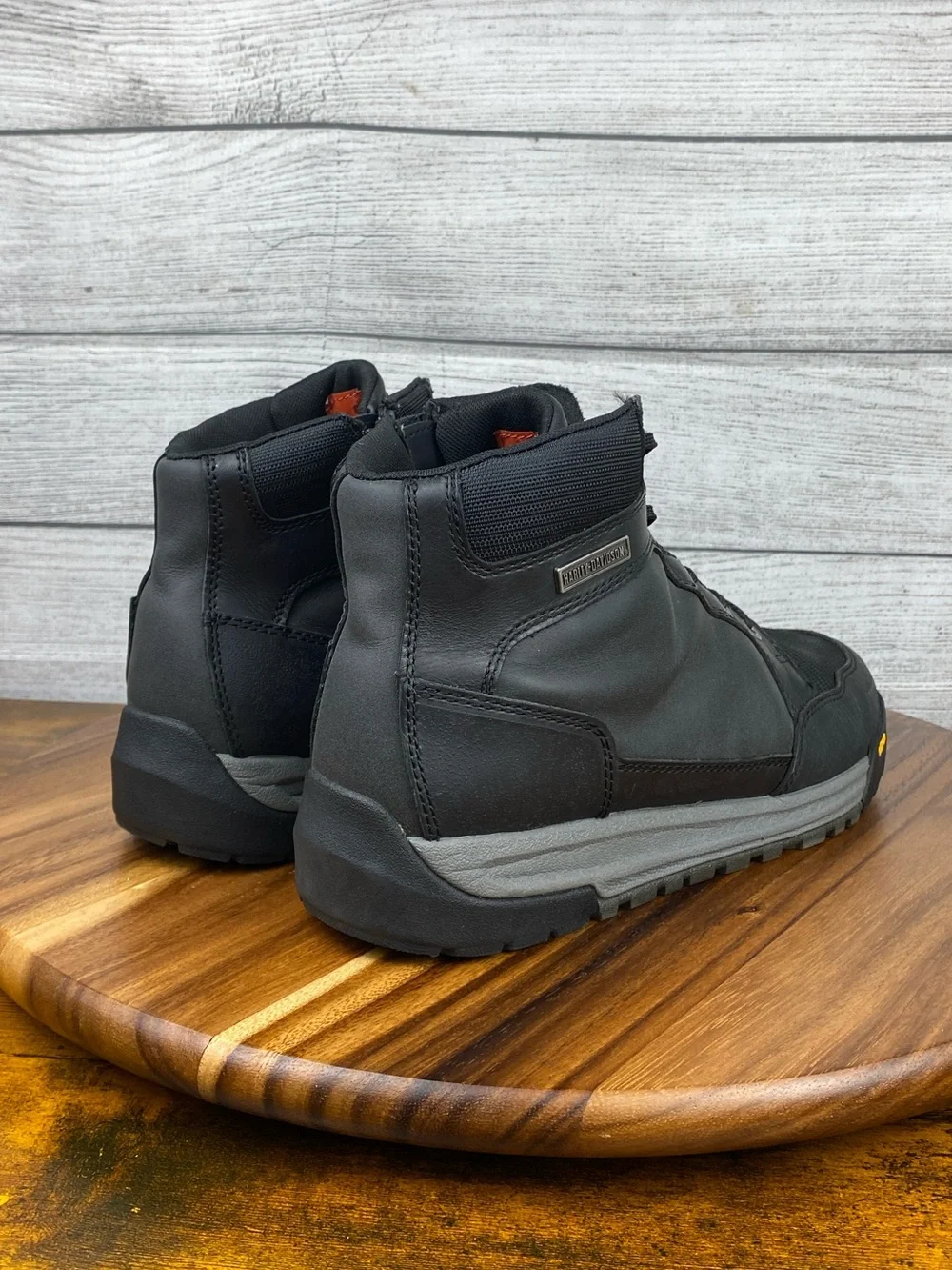 Harley Davidson Gillham 4” Performance Black Motorcycle Boots D96252 Size 9.5 M